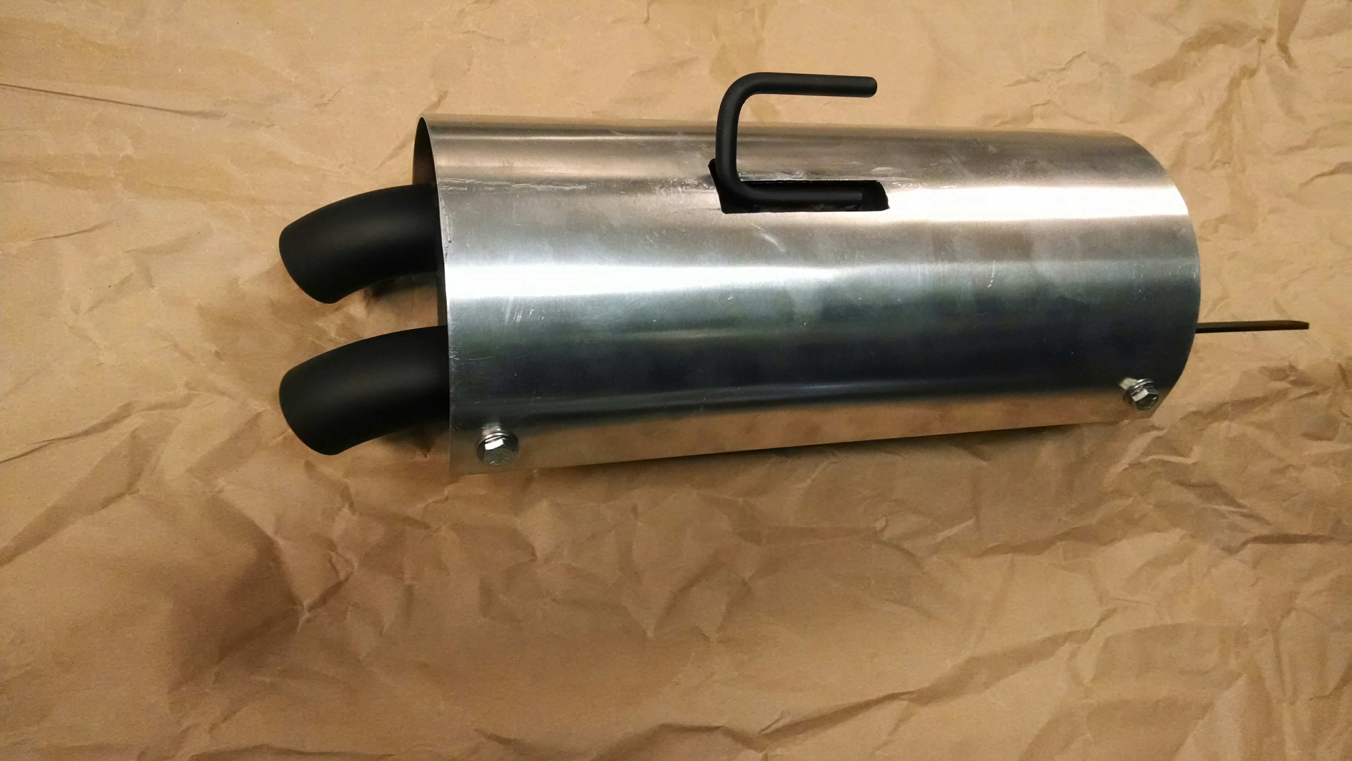scrambler muffler